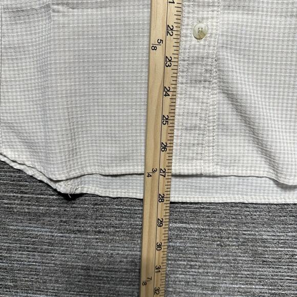 Exoficcio Shirt Women's L Plaid White Long Sleeve Button Up Outdoor Vent - Picture 7 of 16